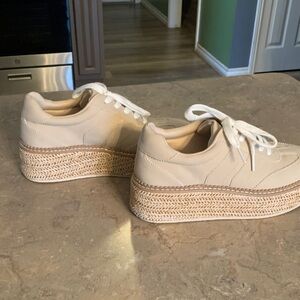 DV by Dolce Vita Cream Platform Sneakers